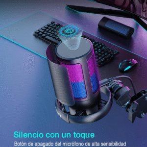 AXWKQ Micrófono USB para Gamer