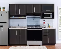 Cocina Integral Genova Chocolate 241 cm