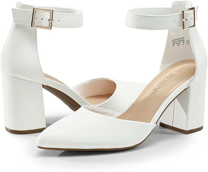 DREAM PAIRS Tacones para Mujer con Punta Puntiaguada - Image 3